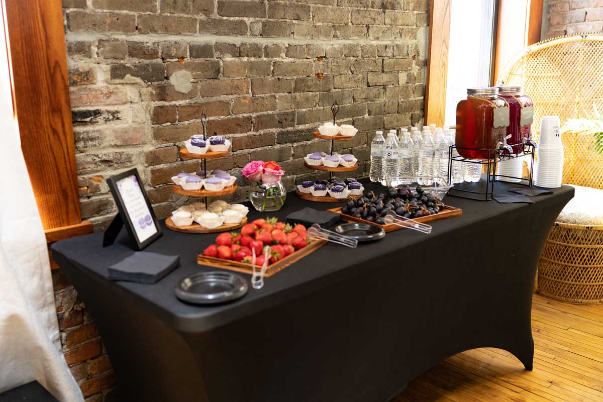 the promise room minnesota wedding venue-snacks and refreshments